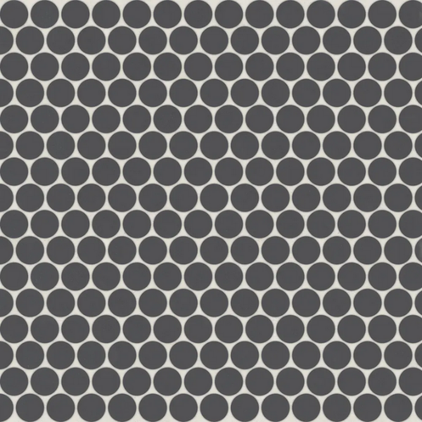 Picture of Bedrosians - Marin Penny Round Mosaic Black Sea