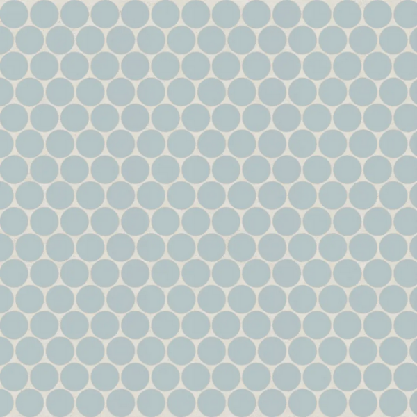 Picture of Bedrosians - Marin Penny Round Mosaic Misty Blue