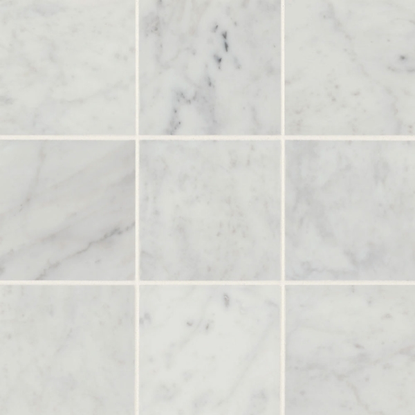 Picture of Bedrosians - Monet 4 x 4 White Carrara