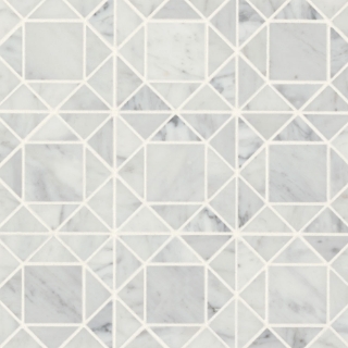 Picture of Bedrosians - Monet Mosaic 2 White Carrara