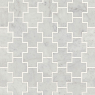 Picture of Bedrosians - Monet Mosaic 4 White Carrara