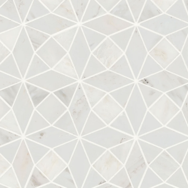 Picture of Bedrosians - Monet Mosaic 5 Oriental White