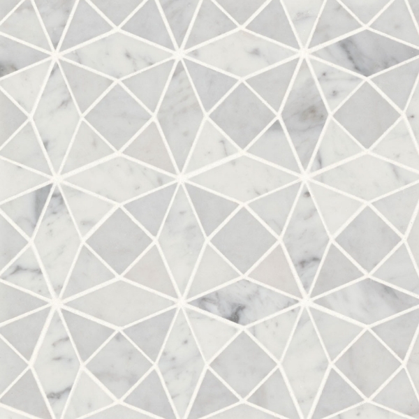 Picture of Bedrosians - Monet Mosaic 5 White Carrara