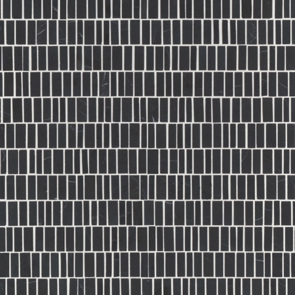 Picture of Bedrosians - Monet Mosaic 7 Nero Marquina