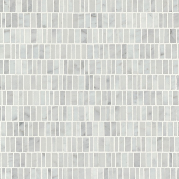 Picture of Bedrosians - Monet Mosaic 7 White Carrara