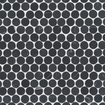 Picture of Bedrosians - Monet Mosaic 8 Nero Marquina