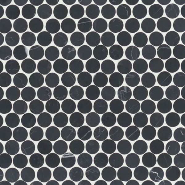 Picture of Bedrosians - Monet Mosaic 8 Nero Marquina