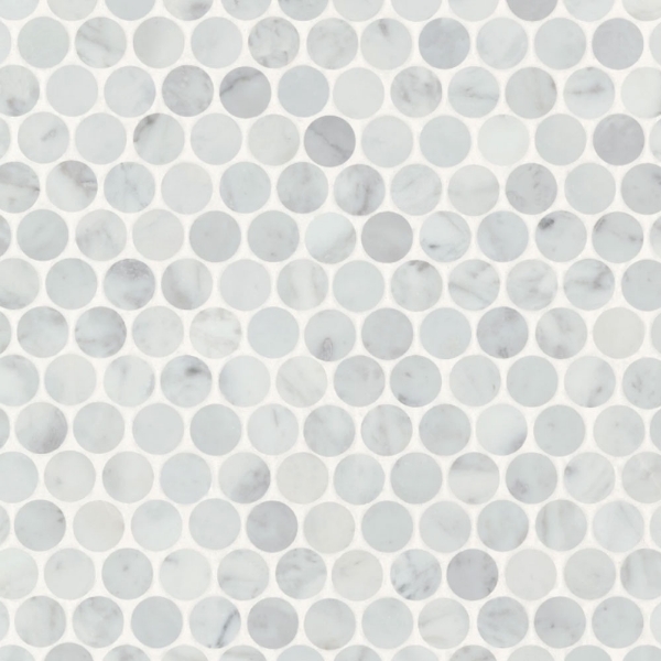 Picture of Bedrosians - Monet Mosaic 8 White Carrara