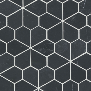 Picture of Bedrosians - Monet Mosaic 9 Nero Marquina