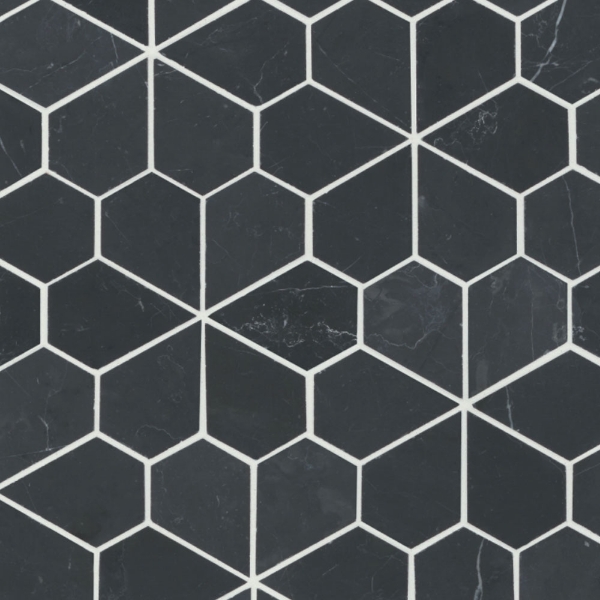 Picture of Bedrosians - Monet Mosaic 9 Nero Marquina