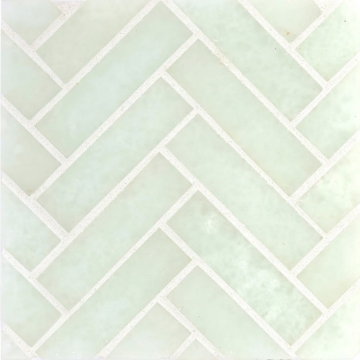 Picture of Ceramica Etc - Liquid Glass Herringbone Alaska