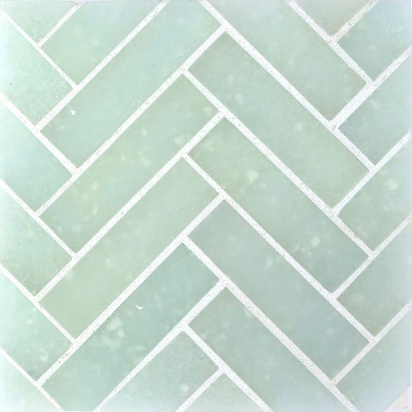Picture of Ceramica Etc - Liquid Glass Herringbone Tahoe