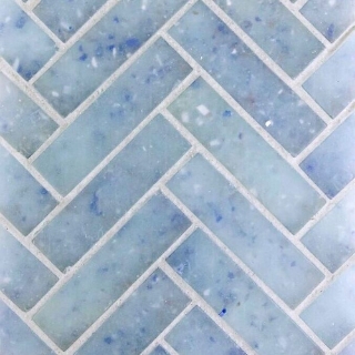 Picture of Ceramica Etc - Liquid Glass Herringbone Moonfalls