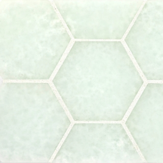 Picture of Ceramica Etc - Liquid Glass Large Hexagons Alaska