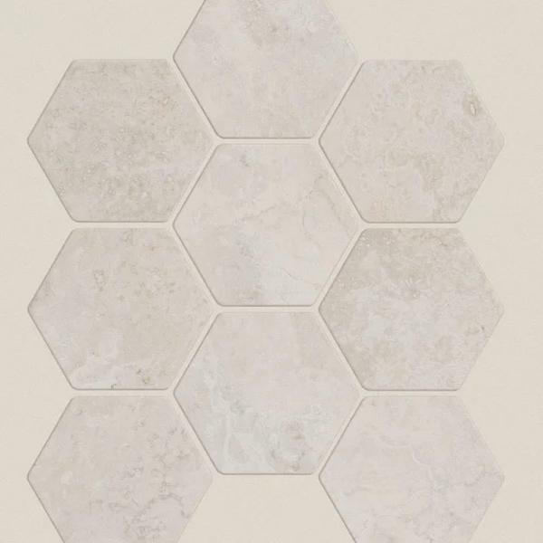 Picture of Shaw Floors - Layered Earth Hexagon Mosaic Ivory