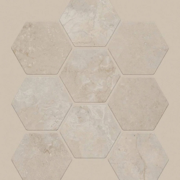 Picture of Shaw Floors - Layered Earth Hexagon Mosaic Cream