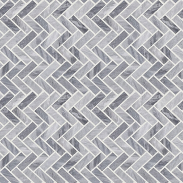 Picture of Shaw Floors - Chateau Herringbone Bardiglio Cloud