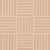Picture of Bedrosians - Sahara Mosaic Crosshatch Rose