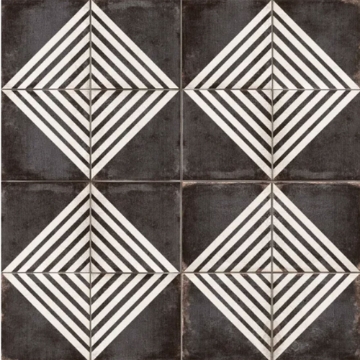 Picture of Bedrosians - Vivace 9 x 9 Deco Roads Caviar Matte