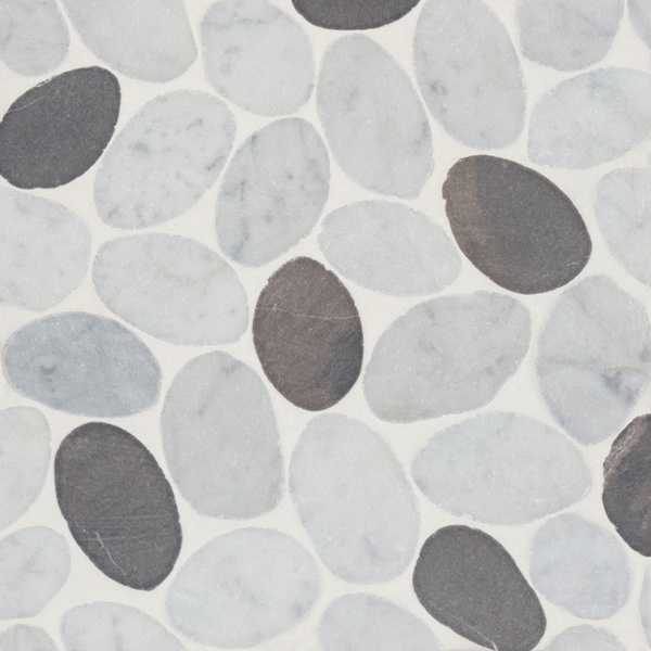 Picture of Bedrosians - Waterbrook Jumbo White Carrara Dark Grey