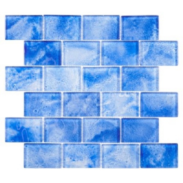 Picture of Glazzio - Frothy Swirls Azulejo Art