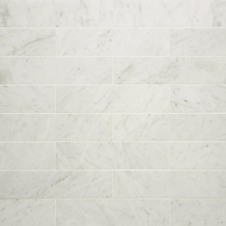 Picture of Bedrosians - Marble Stone 3 x 12 White Carrara Honed
