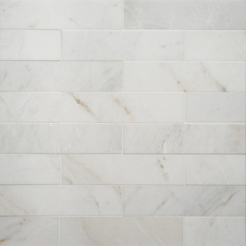 Picture of Bedrosians - Marble Stone 3 x 12 Glorious White Brushed