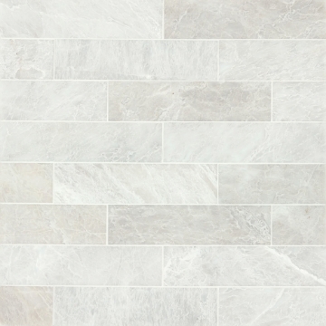Picture of Bedrosians - Marble Stone 3 x 12 Ice White Brushed