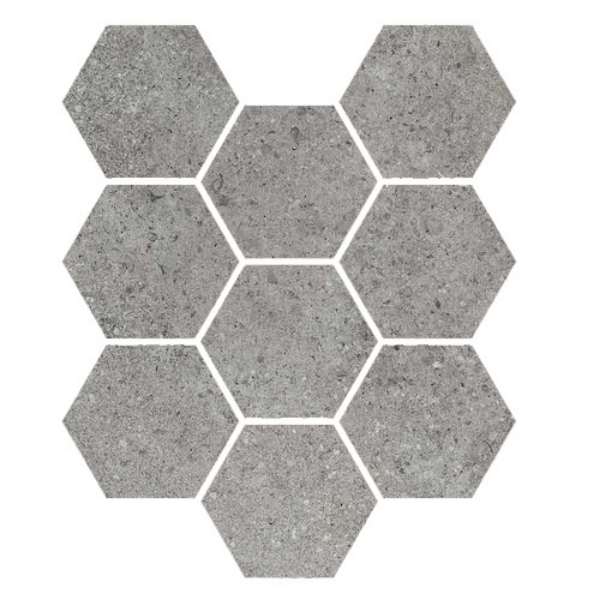 Picture of Stone Peak - Ikonite Hexagon Mosaic Grey
