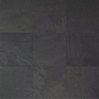 Picture of Bedrosians - Slate Stone 16 x 16 Black Pearl