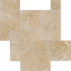 Picture of Bedrosians - Travertine Stone Versailles Pattern Durango