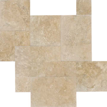 Picture of Bedrosians - Travertine Stone Versailles Pattern Durango