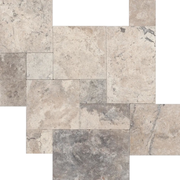 Picture of Bedrosians - Stone Pavers Silver Cream Travertine