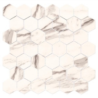 Picture of Glazzio - Harmonic Mosaic Hexagon Matte Rondo DCOF