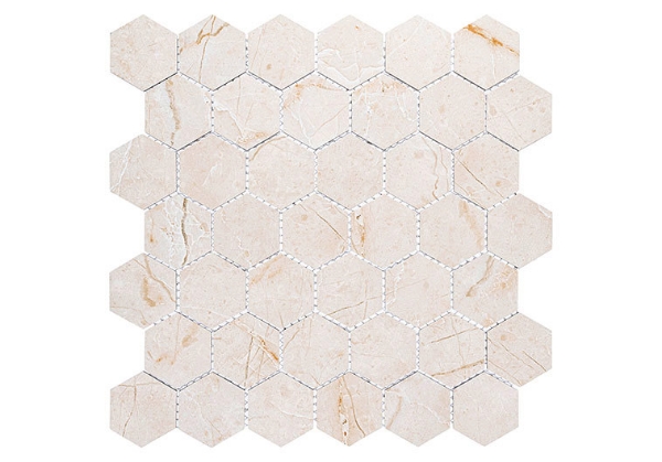 Picture of Glazzio - Harmonic Mosaic Hexagon Matte Andante Stellata