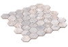 Picture of Glazzio - Harmonic Mosaic Hexagon Matte Coda Stellata