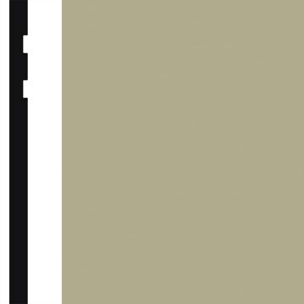 Picture of Burke - Edge Effects Double Etched 4 1/4 Roll Gray Beige