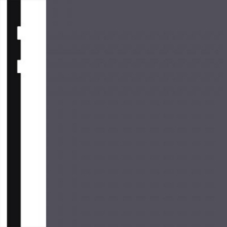 Picture of Burke - Edge Effects Double Etched 4 1/4 Roll Blackbrown