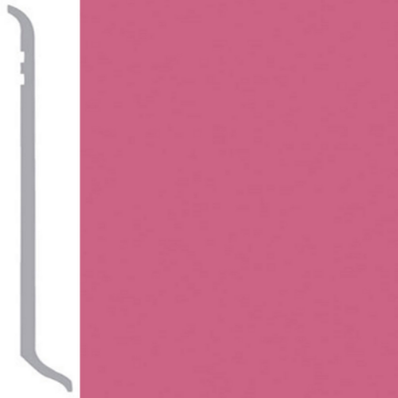 Picture of Burke - Burkebase Type TV Wall Base .080 Coved 2.5 Neon Pink