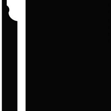 Picture of Burke - Edge Effects Illusion 3 1/4 Roll Black