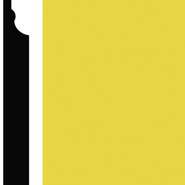 Picture of Burke - Edge Effects Illusion 3 1/4 Roll Daffodil