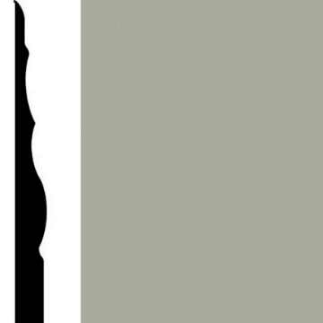 Picture of Burke - Edge Effects Sophisticate 4 1/4 Roll Light Gray