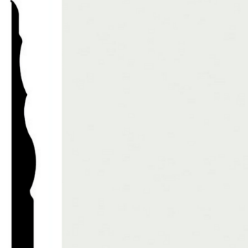 Picture of Burke - Edge Effects Sophisticate 4 1/4 Roll White