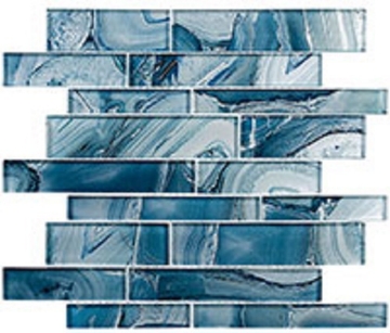 Picture of Glazzio - Magical Forest Brick Mosaic Periwinkle Dust