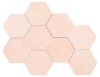 Picture of Glazzio - Marthas Manor Hexagon Provence Rose
