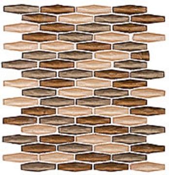 Picture of Glazzio - Modern Pyramids Warm Canyon