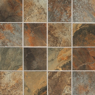 Picture of American Olean - Kendal Slate Mosaic Carlisle Black Mosaic