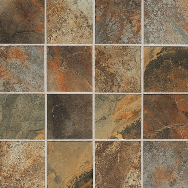 Picture of American Olean - Kendal Slate Mosaic Carlisle Black Mosaic