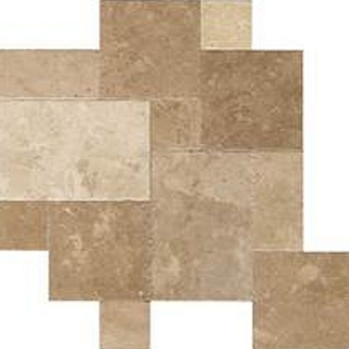 Picture of American Olean - Stone Source Travertine Builder Select Versailles Pattern Napa