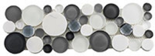Picture of Glazzio - Symphony Bubble Borders Grey Fizz